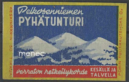 Tulitikkuetiketti, Pelkosenniemen Pyhätunturi 