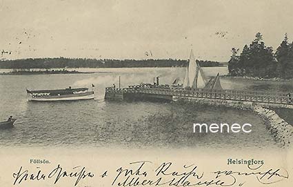 Helsinki, Seurasaari, höyrylaiva laiturin luona 