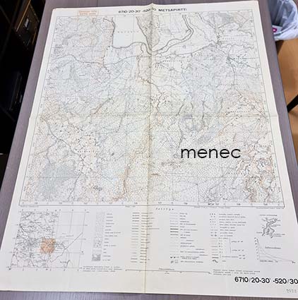 Metsäpirtti, sotilaskartta 1937 