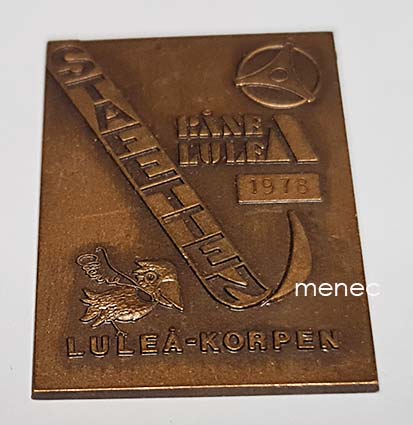 Luleå-korpen - stafetten 1978, jalkapalloplaketti 