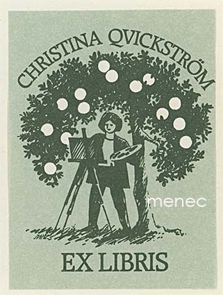 Christina Qvickström, exlibris 
