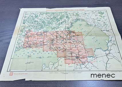 Suomalaisen topografikartan mittakaavassa 1: 50 000 lehtijako 