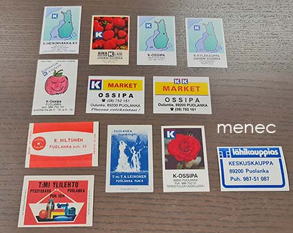 Tulitikkuetikettejä, Puolanka, 12 kpl 