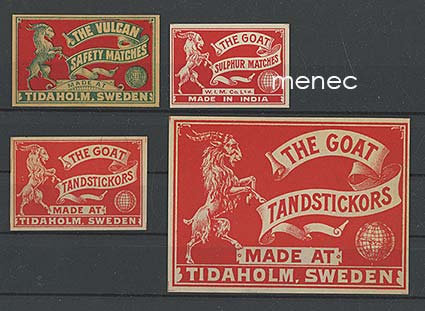 Tulitikkuetikettejä, The Goat, 4 kpl 