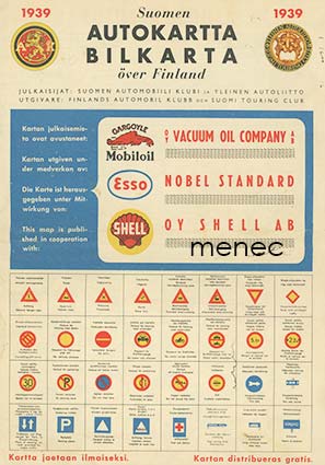 Suomen autokartta 1939 
