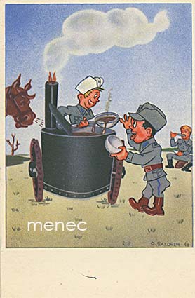 Salonen, O. - Kenttäkeittiöllä 