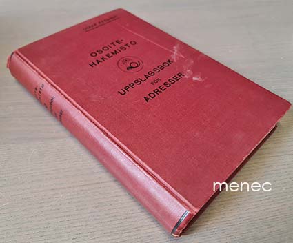 Räsänen, Oskar - Posti- ja sähkösanomaosoitteiden hakemisto 