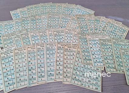 Suomen valtion leipäkortti 1917, viikko 3, 50 kpl 