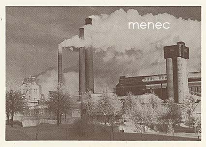 Varkaus, 'Kolme piippua' talvimaisemassa 1950-luvulla 