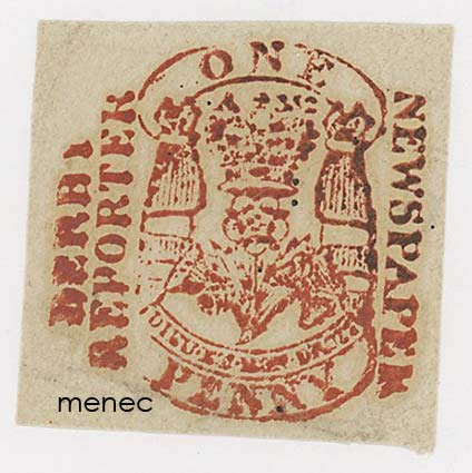 Derby reporter newspaper, one penny 
