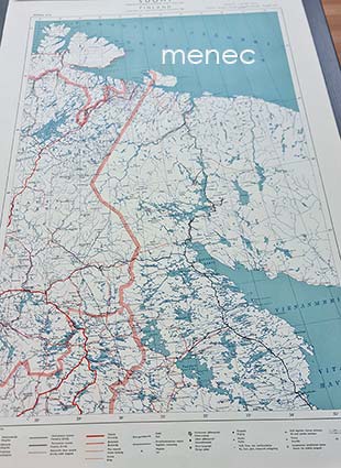 Suomi. Koillisosa N. O. 