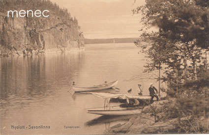 Savonlinna, Tolvaniemi, veneilijöitä 