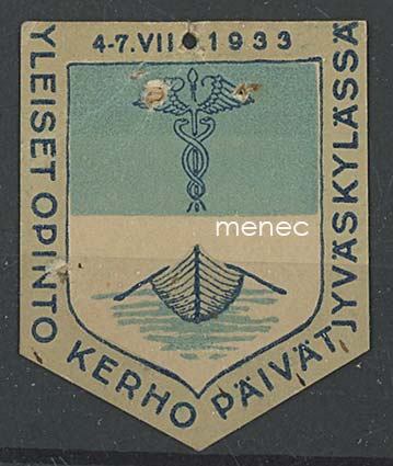Rintamerkki, yleiset opintokerhopäivät Jyväskylässä 4.7.VII.1933 
