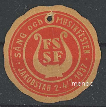 Rintamerkki, Sång och musikfesten 2-4.7.1937, Pietarsaari 