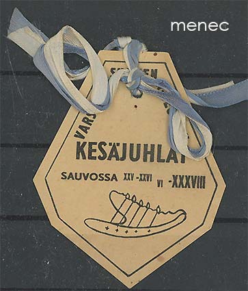Rintamerkki, Varsinais-Suomen nuorisoseurain kesäjuhlat Sauvossa 1938 