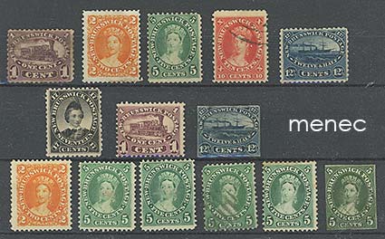 Iso-Britannia, Kanada, New Brunswick, 14 kpl 1860 