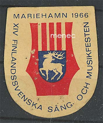 Rintamerkki, XIV Finlandssvenska sång- och musikfesten, Maarianhamina 1966 