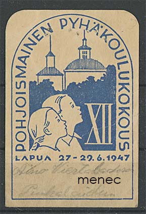 Rintamerkki, Pohjoismainen pyhäkoulukokous Lapualla 1947 