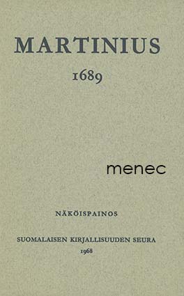 Martinius 1689 