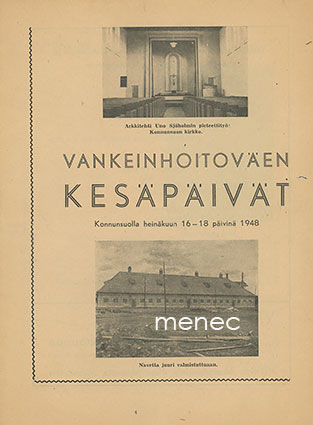 Vankeinhoitoväen kesäpäivät Konnunsuolla ... 1948 