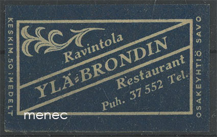 Ravintola Ylä-Brondin, Helsinki 