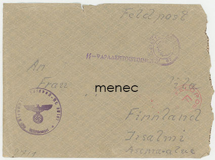 SS-Feldpost, suomalaiselta SS-mieheltä, SS-Vapaaehtoistoimisto 