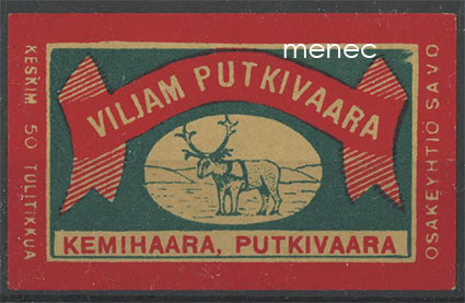 Kauppiasetiketti, Viljam Putkivaara, Kemihaara, Savukoski 