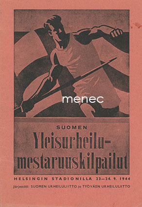 Suomen yleisurheilumestaruuskilpailut Helsingin Stadionilla 23-24.9.1944 