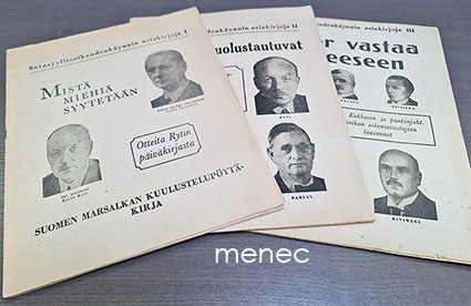 Sotasyyllisyysoikeudenkäynnin asiakirjoja I-III 