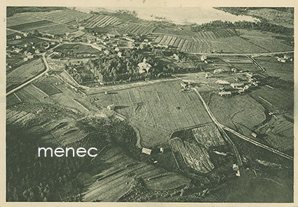 Konginkangas, kirkonkylää, ilmakuva 