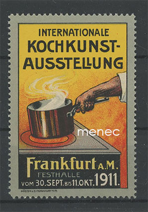 Saksa, kv. keittotaitonäyttely 1911, vinjetti 