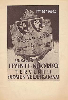 Unkarin 'Levente'-nuoriso tervehtii Suomen veljeskansaa! 