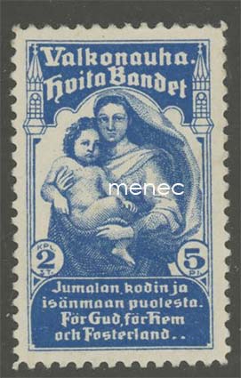 Kirjeensulkijamerkki, Valkonauha 