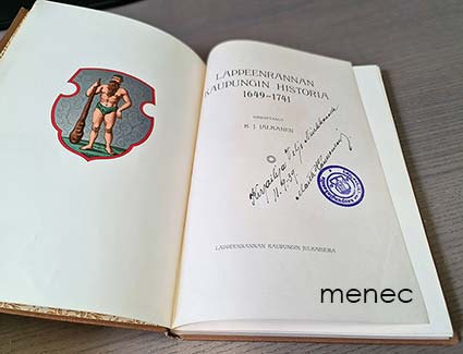 Jalkanen, K. J. - Lappeenrannan kaupungin historia 1649–1741 