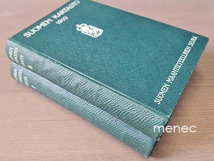 Suomen kartasto 1910. Teksti. I–II 