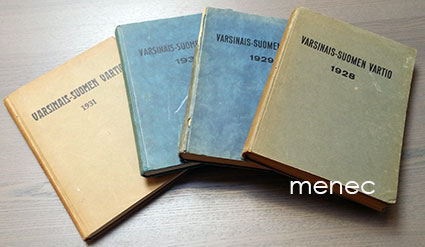 Varsinais-Suomen Vartio. Turun Suojeluskuntapiirin lehti. 1928-1931 [4x12 nroa] 