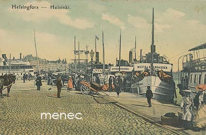 Helsinki, satama, höyrylaivat Westra ja Södra Skärgården 