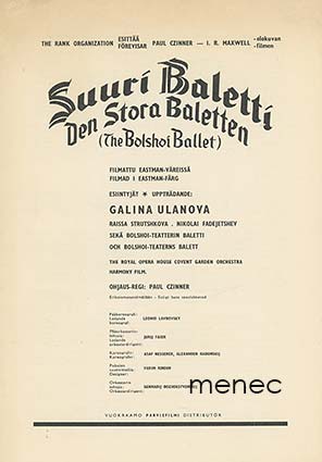 Elokuvamainos, Suuri Baletti 