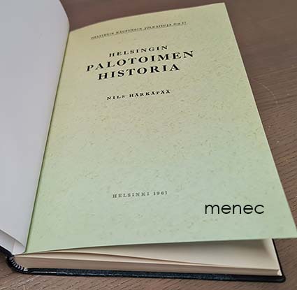 Härkäpää, Nils - Helsingin palotoimen historia 