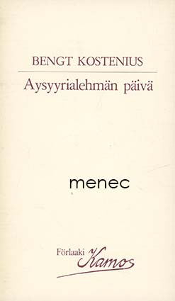 Kostenius, Bengt - Aysyyrialehmän päivä 
