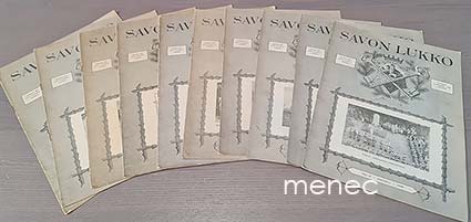 Savon Lukko 1928, 11 nroa [10 vol.] 