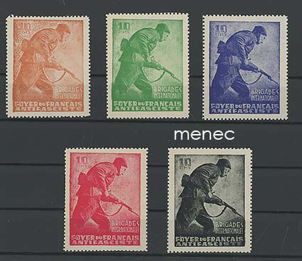 Espanja, sisällissota, Foyer du Francais Antifasciste, 5 vinjettiä 