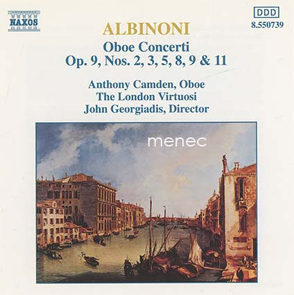 Albinoni, Tomaso - Oboe Concerti Op. 9, Nos. 2, 3, 5, 8, 9 & 11 