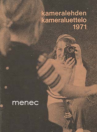 Kameralehden kameraluettelo 1971 