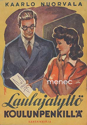 Nuorvala, Kaarlo - Laulajatyttö koulunpenkillä 