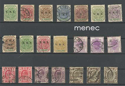 Etelä-Afrikka / Transvaal, 63 merkin kokoelma 