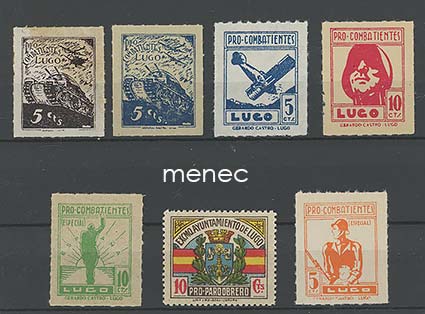 Espanja, sisällissota, Lugo, 7 vinjettiä 