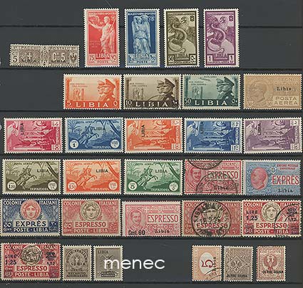 Italia, Libya, 166 merkin kokoelma 