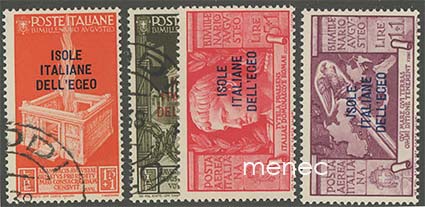 Italia, Egean saaret, keisari Augustuksen 2000. syntymäpäivä, 4 kpl 