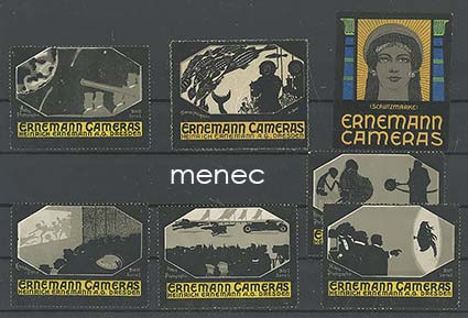 Eurooppalaisia mainosmerkkejä, kamerat, 13 kpl 